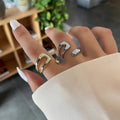 Creative Curve Cuff Ring