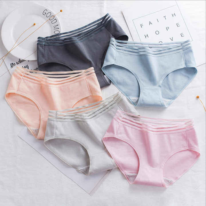 Lace Seamless Cotton Underwear