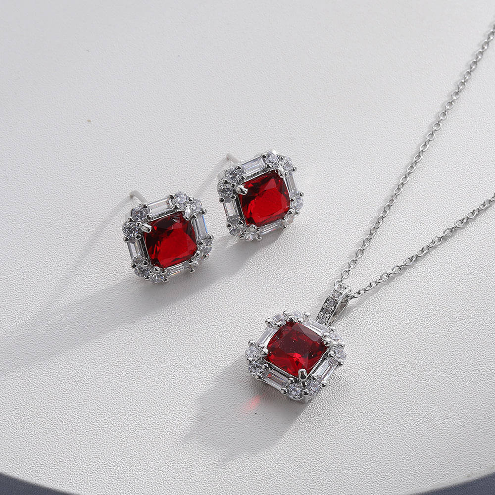 Cubic Zirconia Jewelry Set