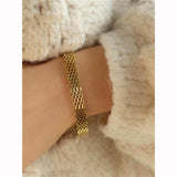 Metal Rough Stainless Steel Bracelet