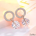 Small Circle Delicate Earrings