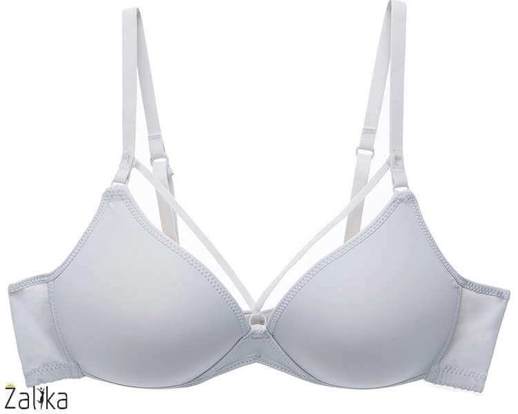 Deep V Neck Wire Free Bra