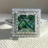 Square Shape Green