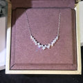 Stainless Steel Chains Elegant Crystal Necklace