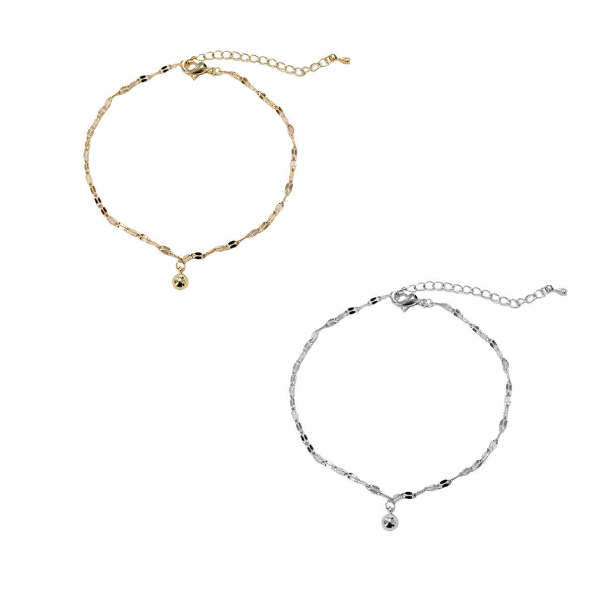 Round Bead Anklet Chain