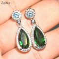 Crystal CZ Drop Earring