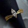 Leaf Shape Wedding Ring