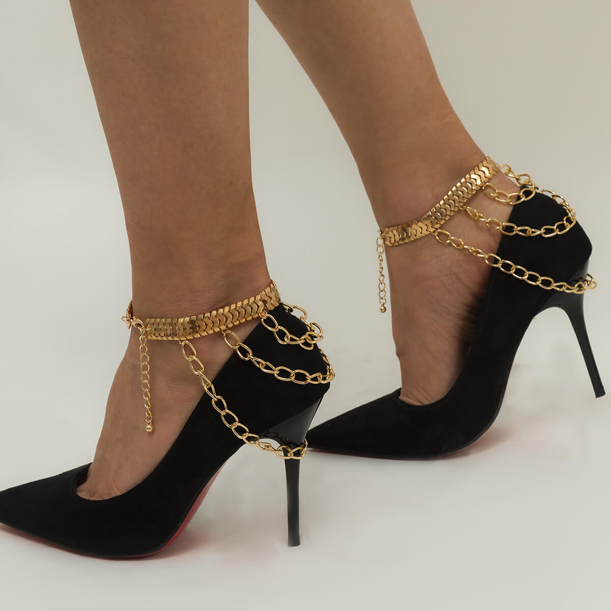 Multi Layers Anklet 