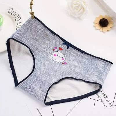 Pack Of 2 EveryDay Panty-Small (White, Blue)