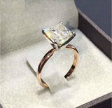 Minimalist Cubic Zirconia Ring