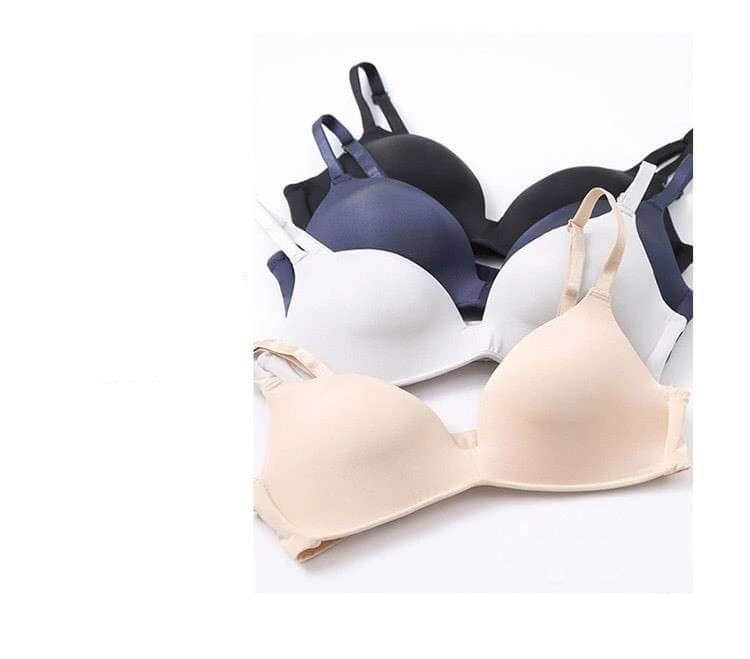 Solid Color Wire Free T-shirt bra