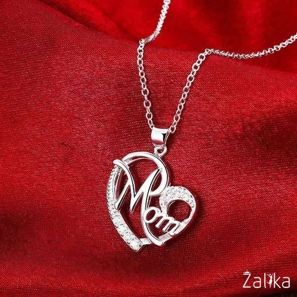 Mother's Special Heart Shape Necklace