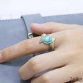 Turquoise Leaf Ring