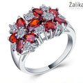 Blossom Simulated Diamond Ring