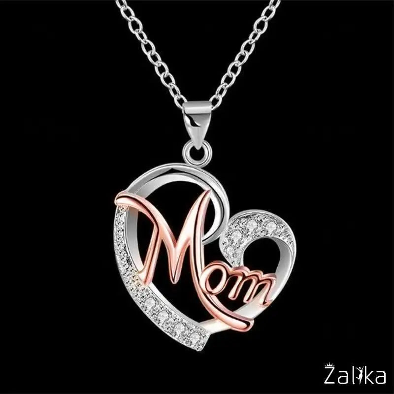 Mother's Special Heart Shape Necklace