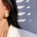 Elegant Round Pearl Earring
