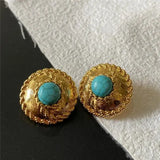 Elegant Round Pearl Earring