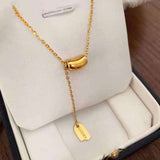 Lucky Tassel Clavicle Chain Necklace