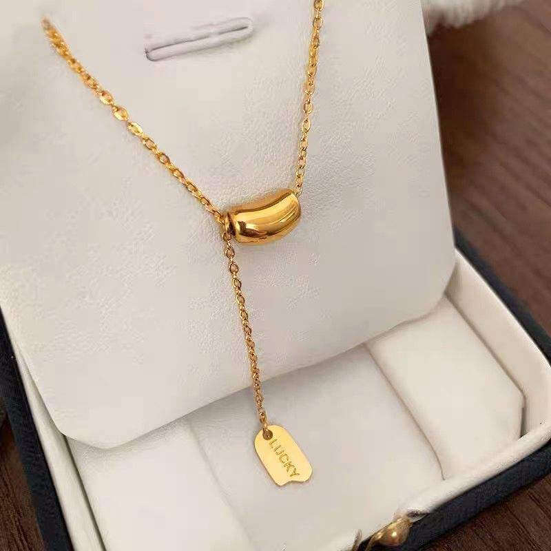 Lucky Tassel Clavicle Chain Necklace