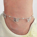  Beautiful Butterfly Handmade Anklet 