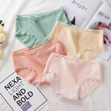 Ribbed Cotton Lace Underwear