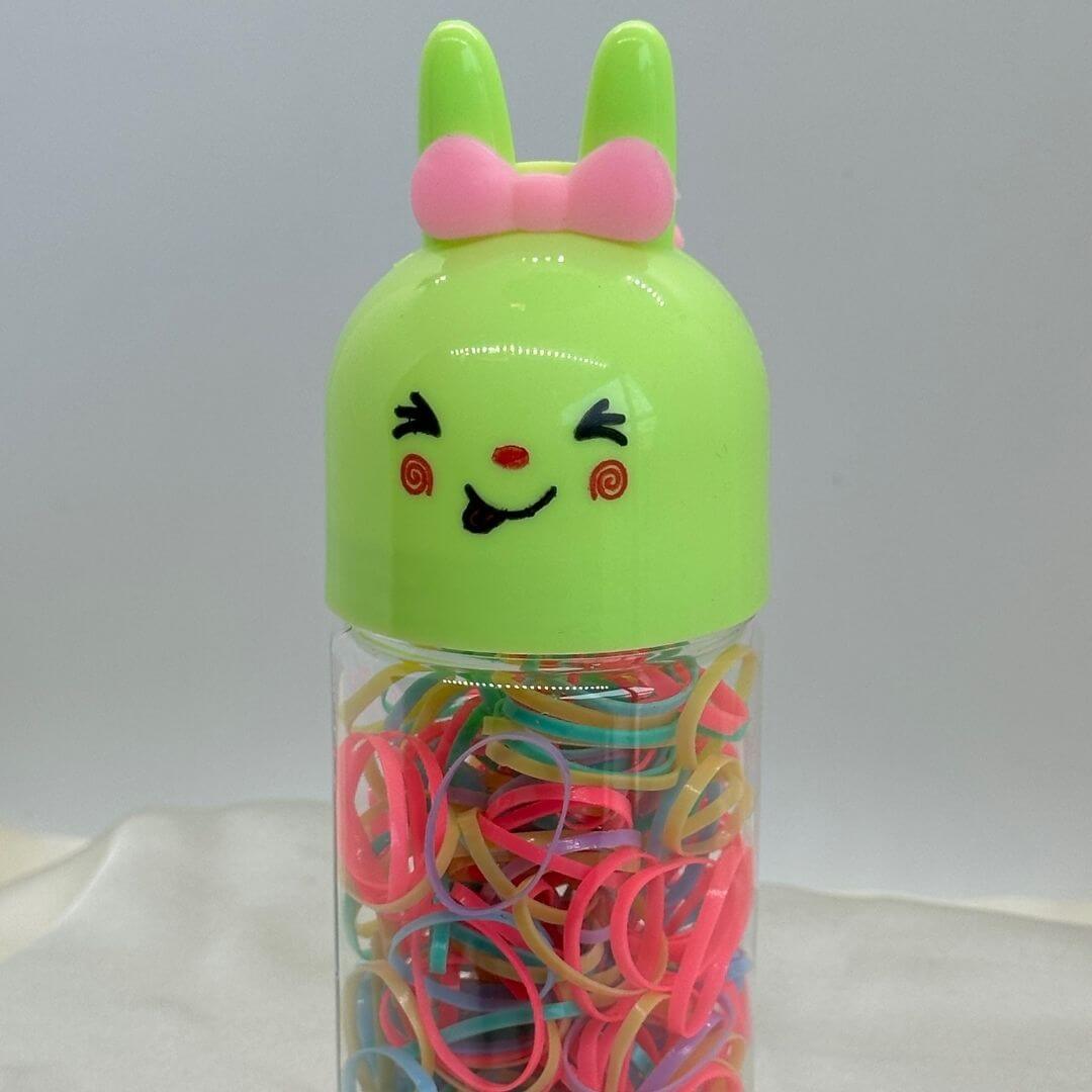 Hanging Bottle Kids Ponies Hair Rubber