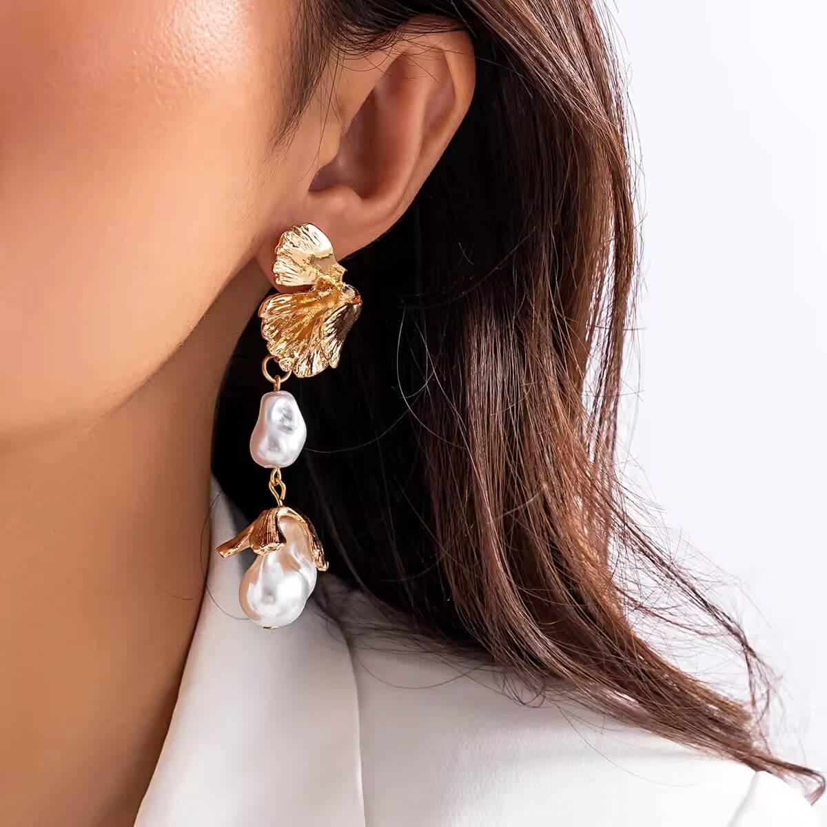 Floral Dangle Earrings