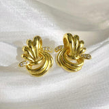 Gold Plated Stud Earrings