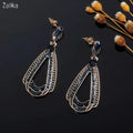 Geometric Dangle Earrings