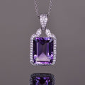 Ruby Crystal Pear Earring
