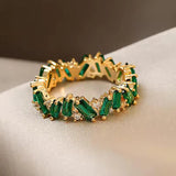 Gemstone Green Zircon Ring