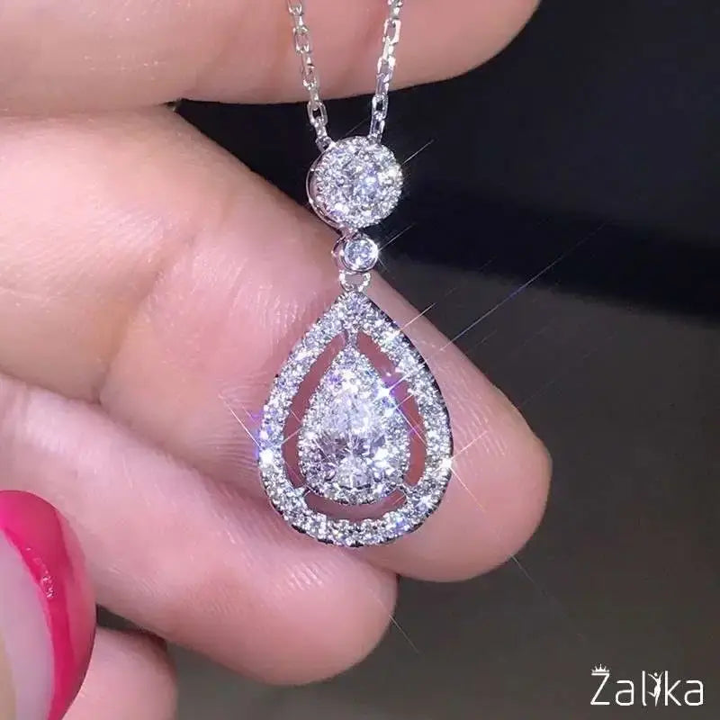 Crystal Water Drop Necklace