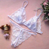 Sexy Lace Brief Set