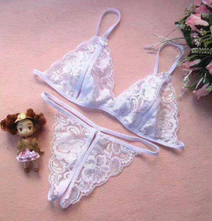 Sexy Lace Brief Set