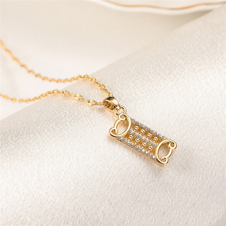 Abacus Charm Necklace