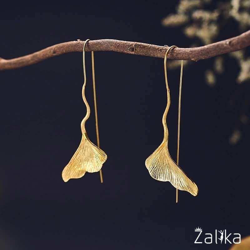 Natural Leaf Earrings