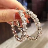 Classique Diamond Crystal Earrings