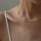 Multi-Layer Titanium Steel Necklace