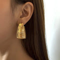 Hiphop Chunky Hoop Earrings