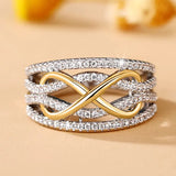 Infinity Gold Lux Ring