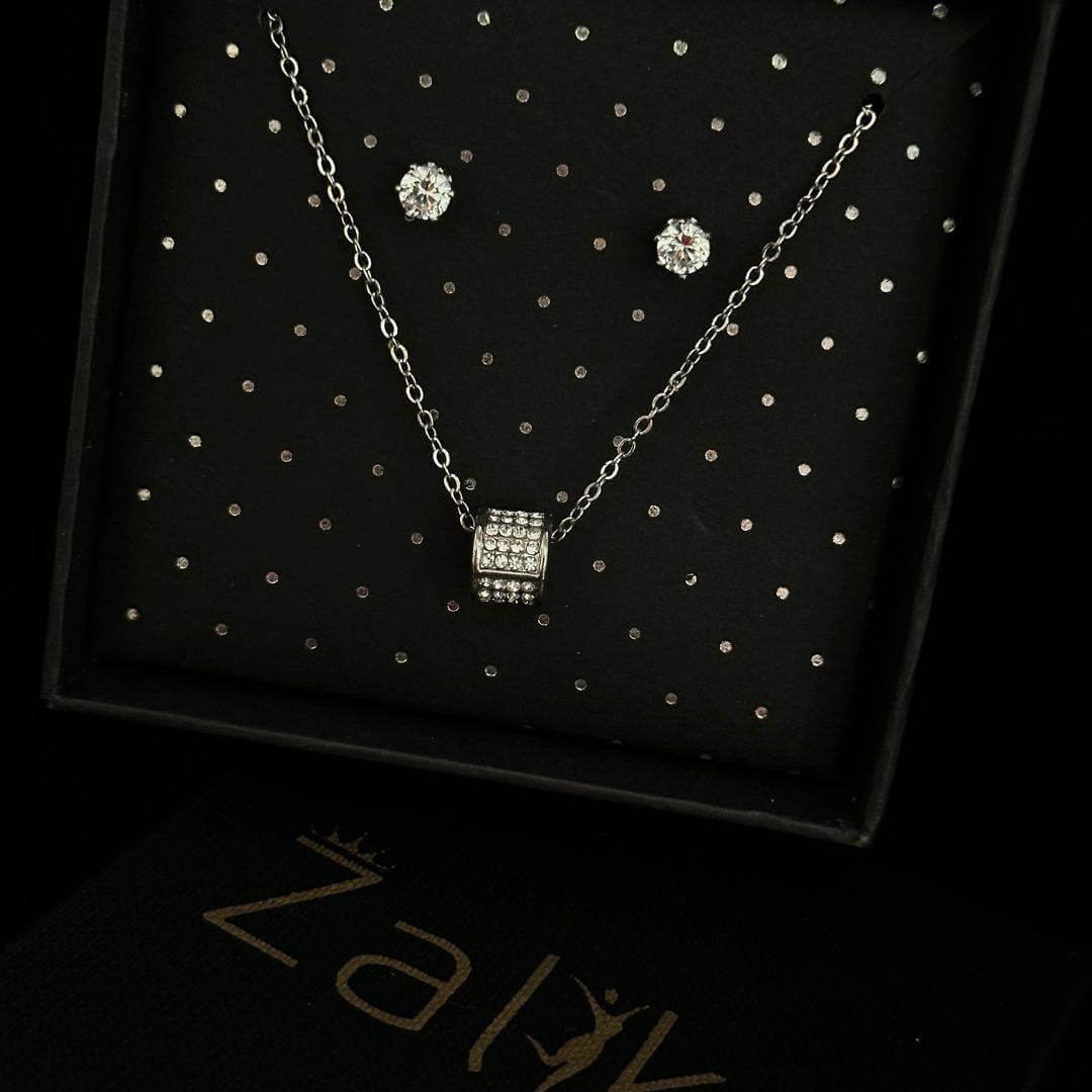 Hollow Cylinder Jewelry Set