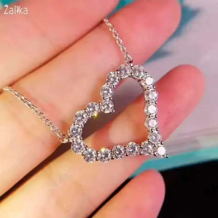 Hollow Heart Necklace