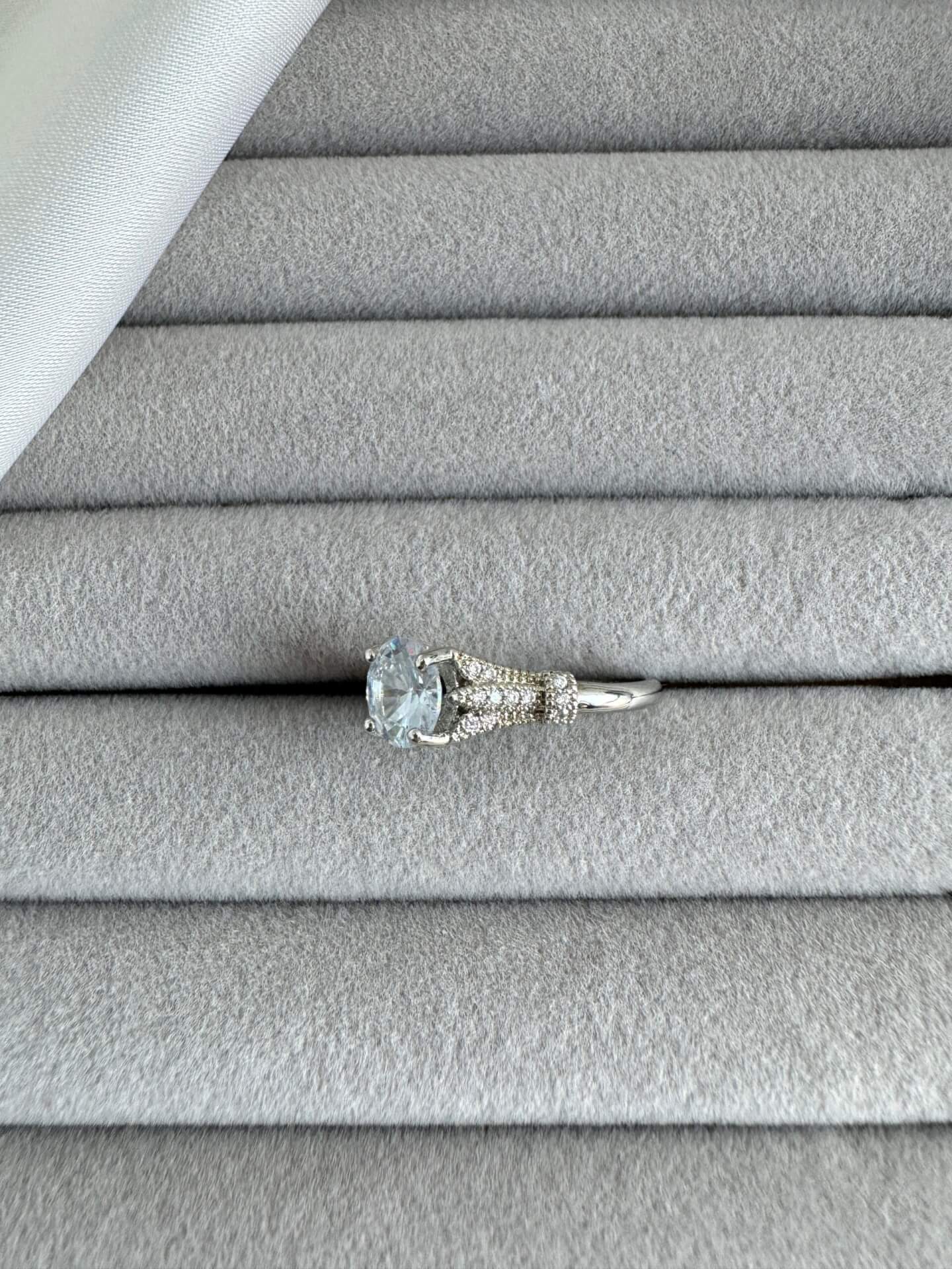 Silver Cubic Zirconia Ring