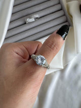 Silver Cubic Zirconia Ring