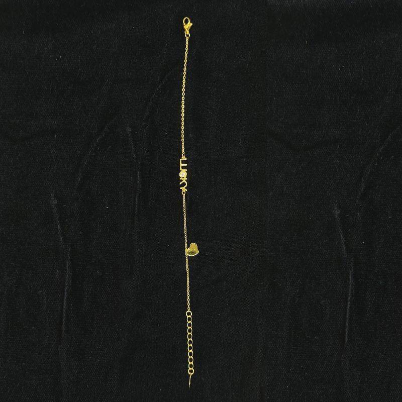 Lucky Charm 18k Gold Plated Bracelet