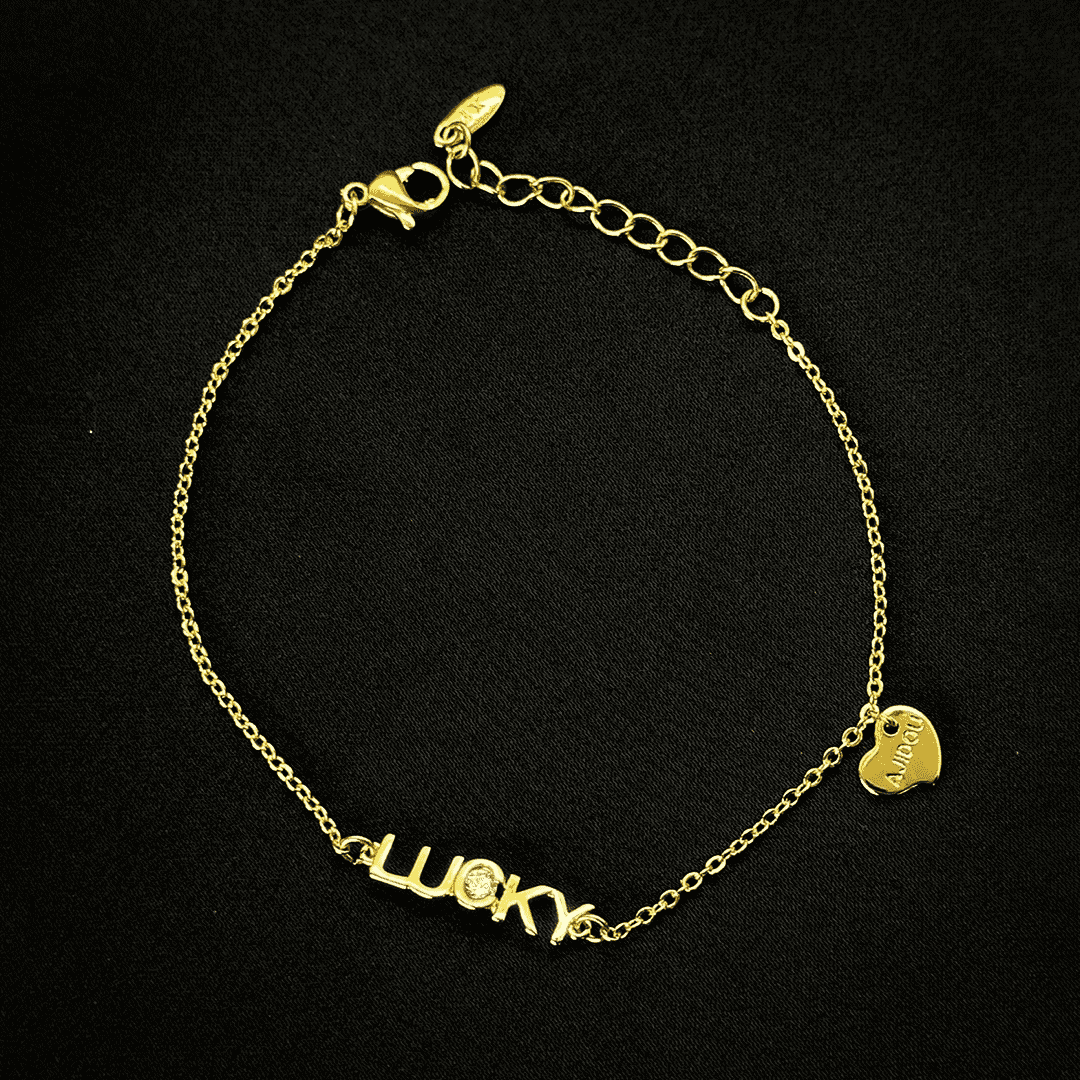 Lucky Charm 18k Gold Plated Bracelet