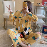 Floral Ladies Pajama Set - Moon Rabbit