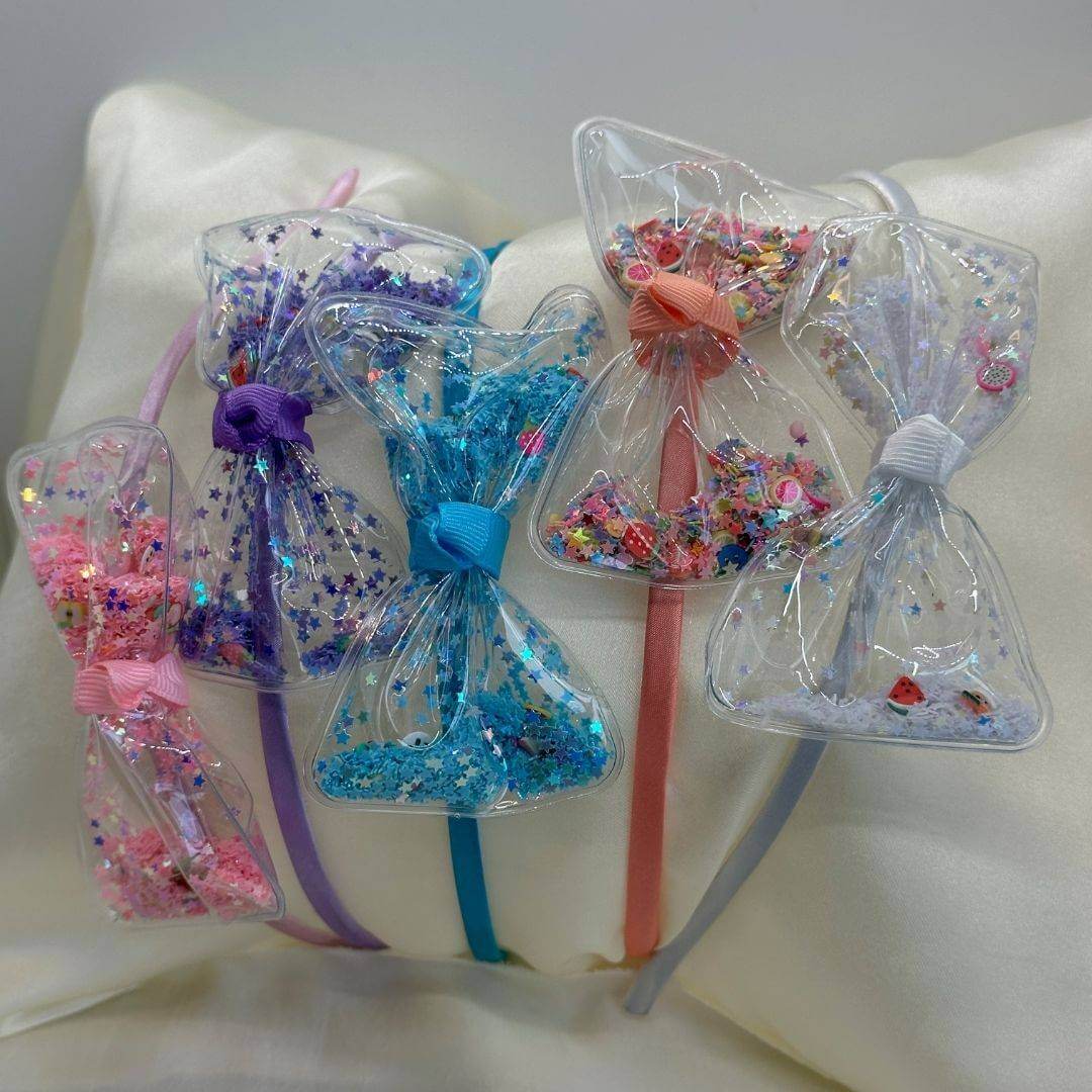 Moveable Knot Filled Hair Band