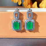 Elegant Crystal Dangle Earrings