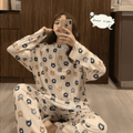 Comfortable Cotton Pajama Set -off white